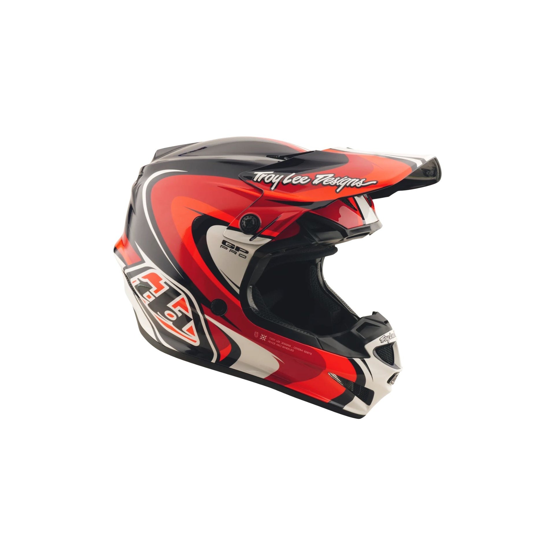 Youth Gp Pro Helmet; Crossover Black / Red